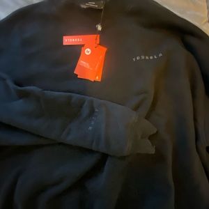 YOUNGLA MENS OVERSIZED MOCK-NECK SWEATER NWT